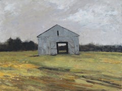 Hay Barn, Painting, Oil on Canvas