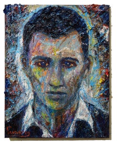 UNTITLED x1284 - Original oil painting portrait, Painting, Oil on Canvas