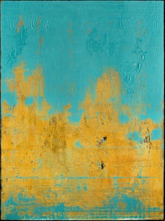 Golden Background, Painting, Acrylic on Canvas
