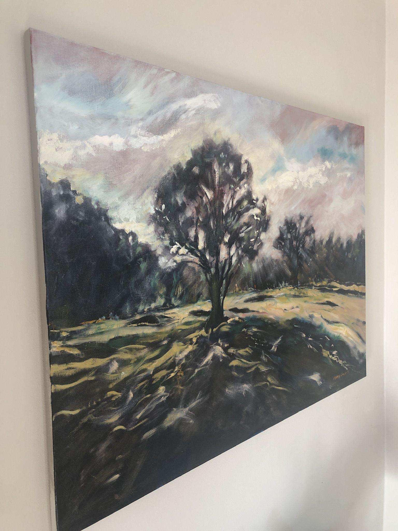 Utopia Road, Gemälde, Öl auf Leinwand (Impressionismus), Painting, von Murray Taylor