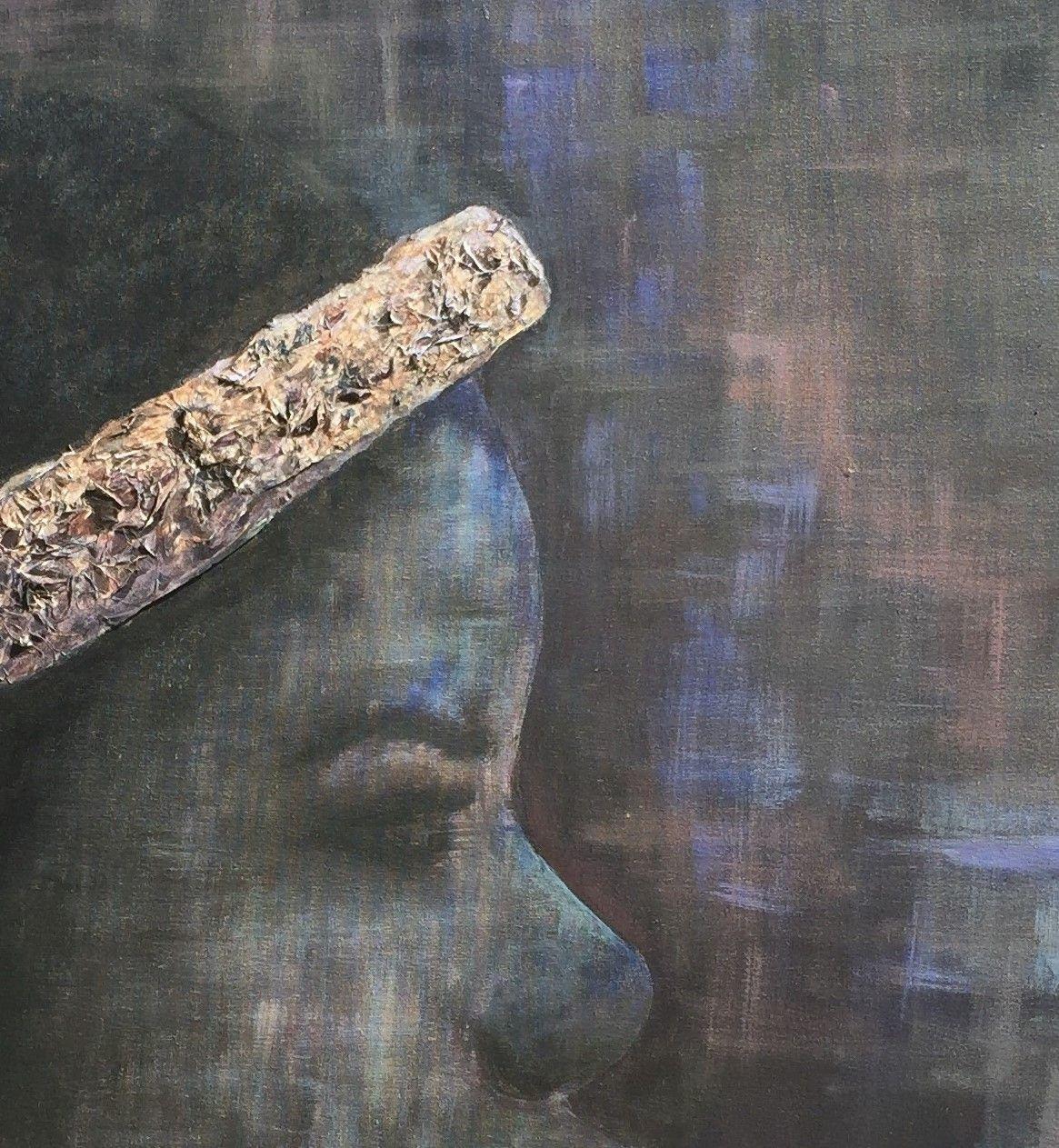 Ritratto astratto di un lider della tribù Swahili nel sud dell'Africa, questa tecnica artistica è unica e interessante, la combinazione di toni ha un equilibrio perfetto e si abbina a qualsiasi stile!  È una sfida e un piacere per un artista