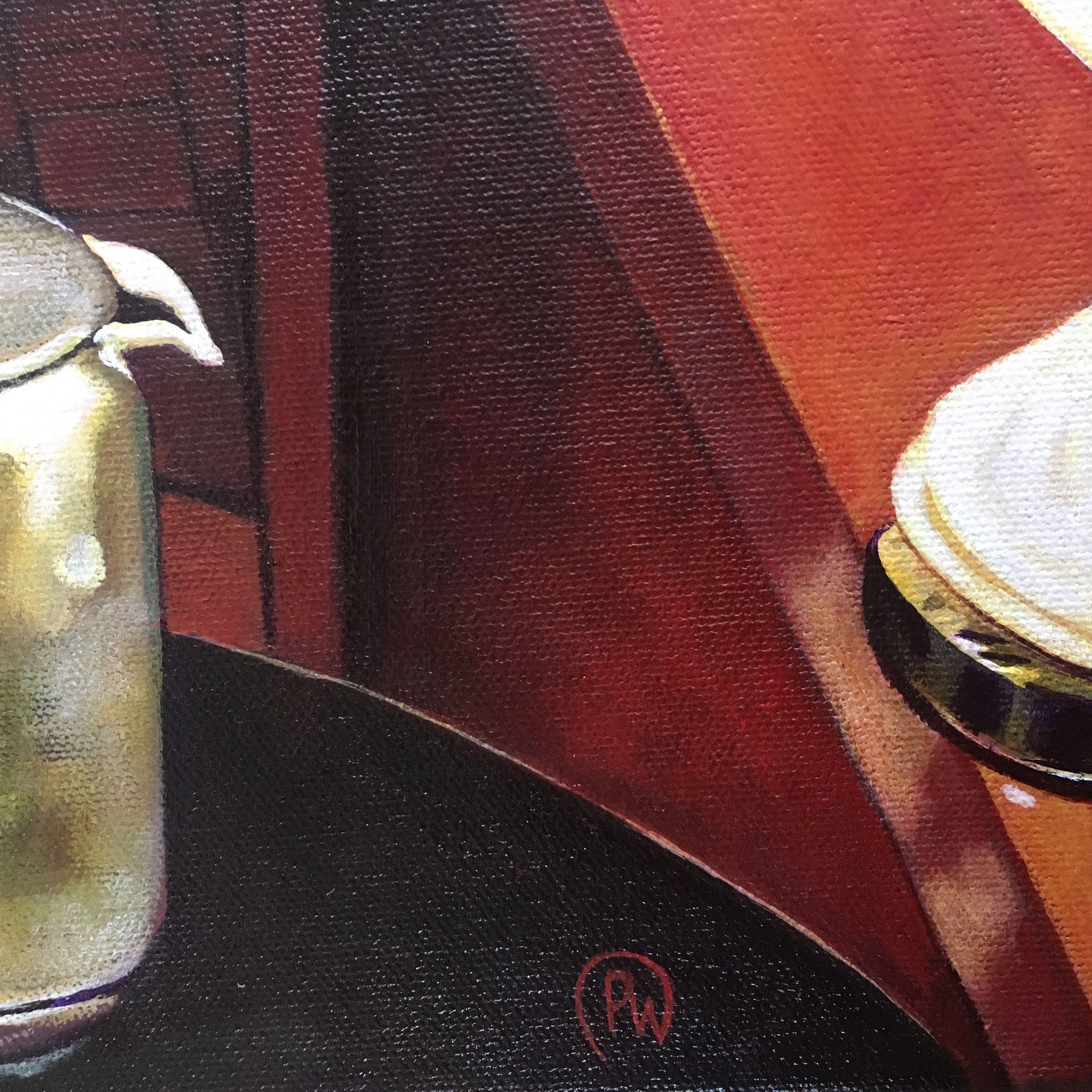 Coffee With Jeanette, Painting, Acrylic on Canvas 1