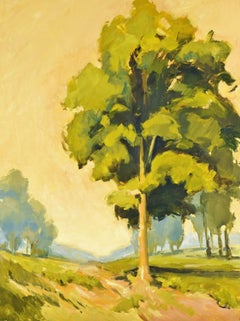 For the Love of a Cottonwood, Painting, Oil on MDF Panel
