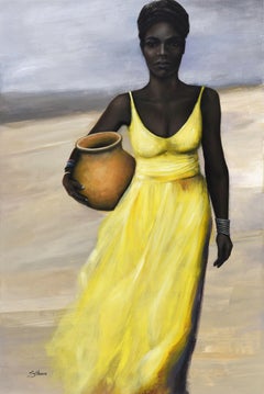 Oshun, Painting, Acrylic on Canvas