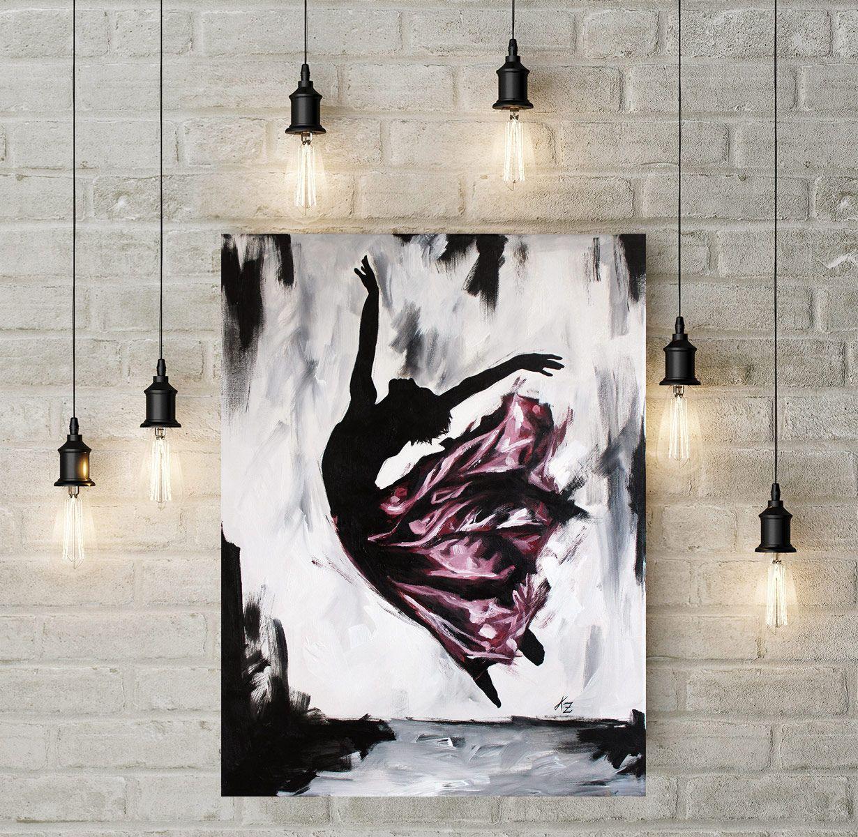 Katia Zhukova - Loiret (DANCER SERIES), Painting, Acrylic on Canvas at ...