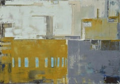 "Layer city 2", Painting, Oil on Canvas