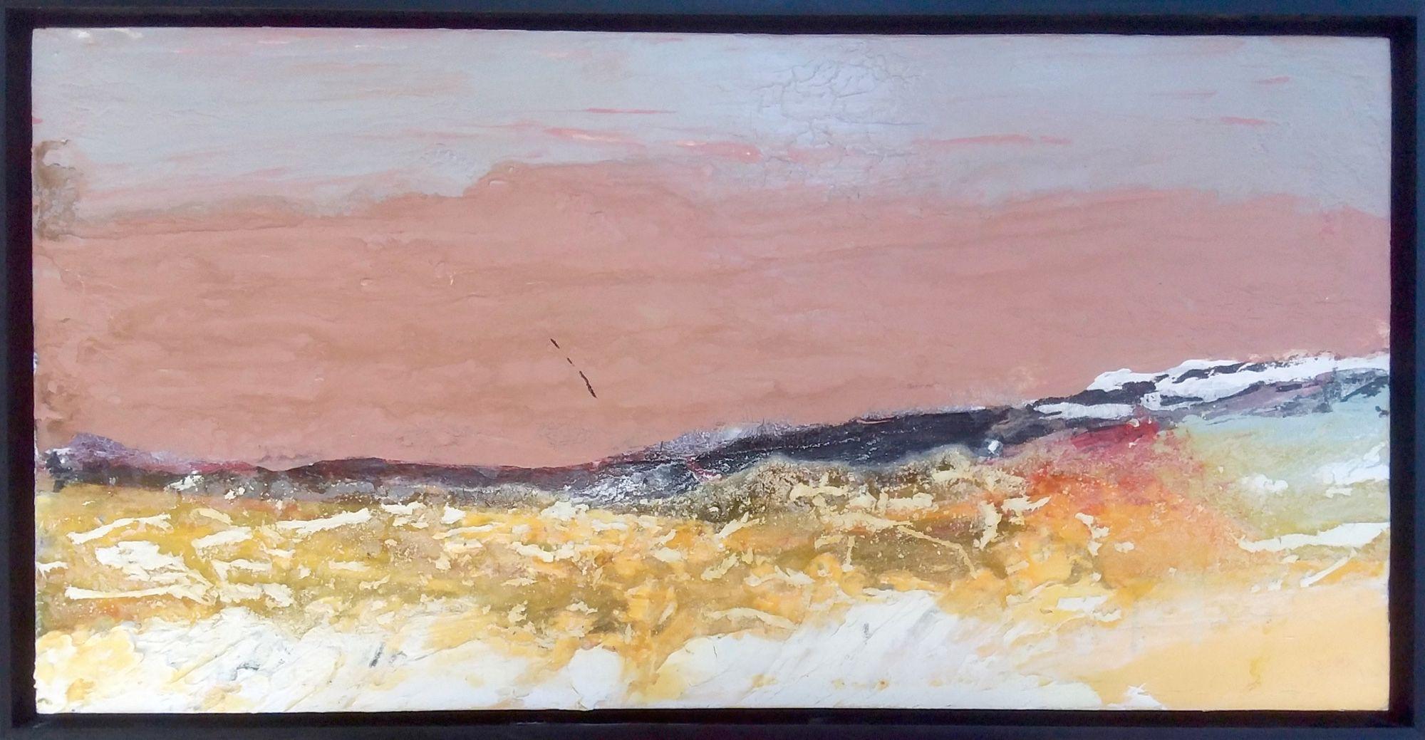 Dry Gulch #3, Mixed Media auf MDF-Paneel (Abstrakt), Mixed Media Art, von Clay Pape