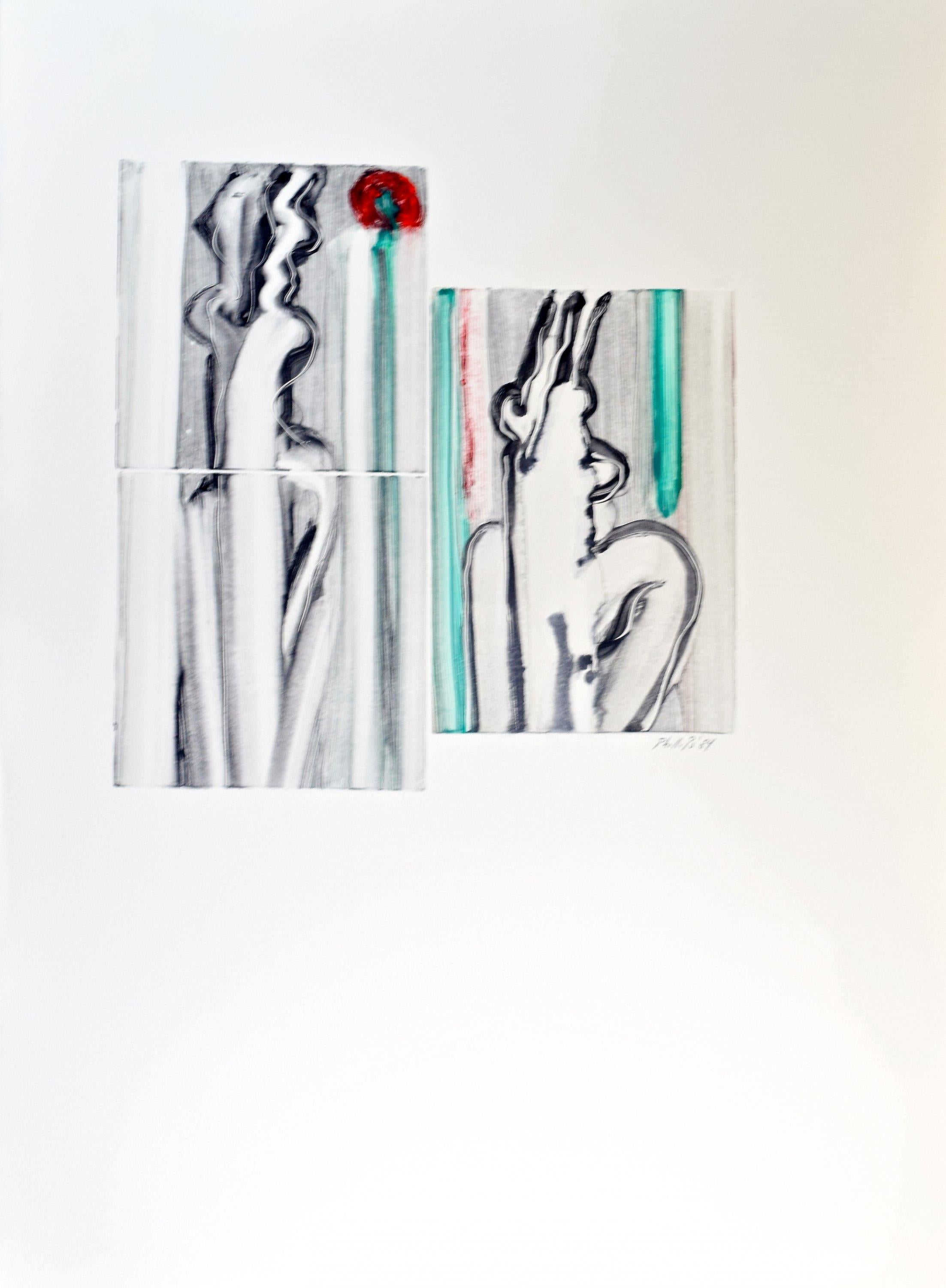 Unknown Abstract Print - Untitled