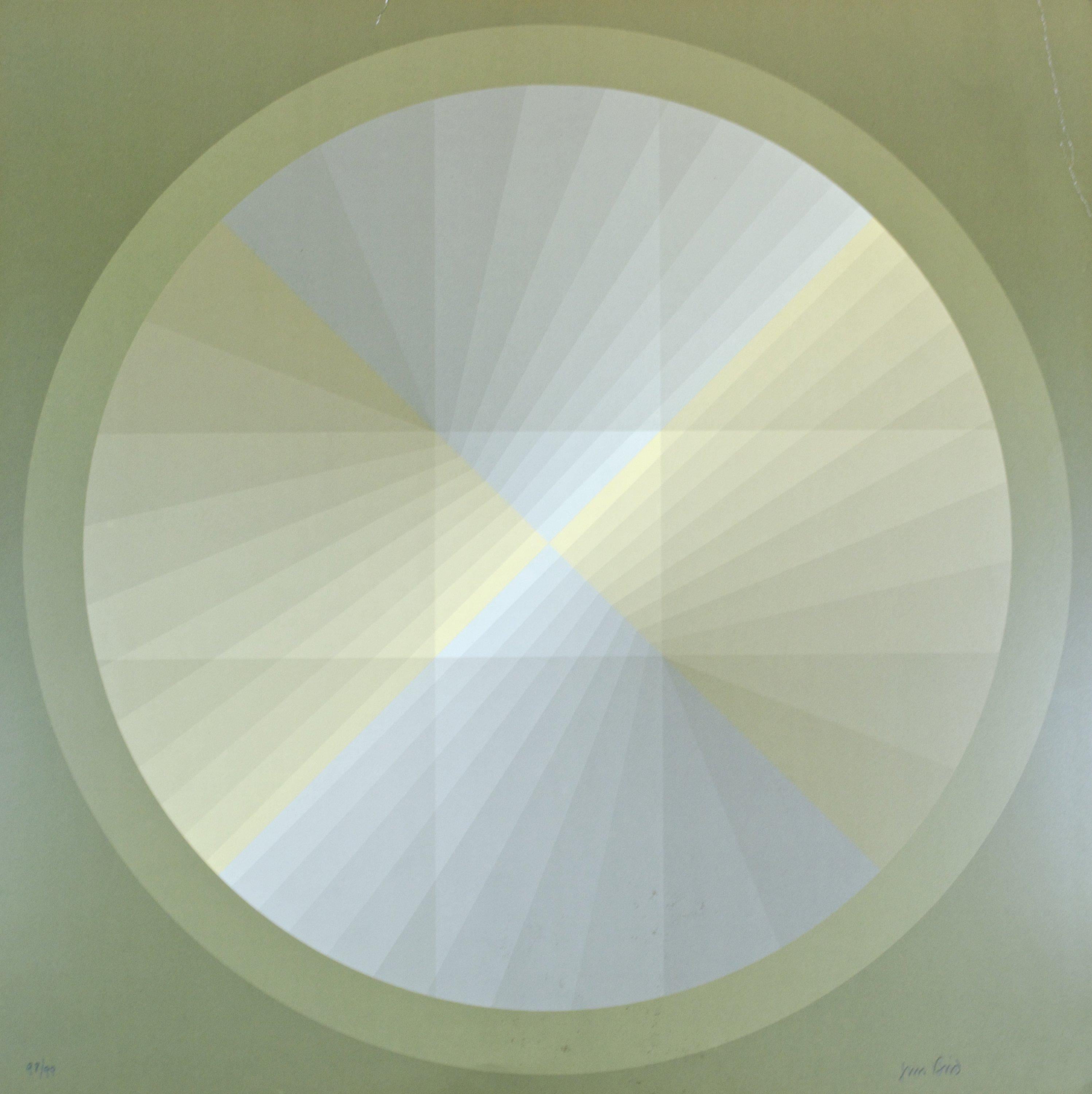 Jim  Bird Abstract Print – Ohne Titel