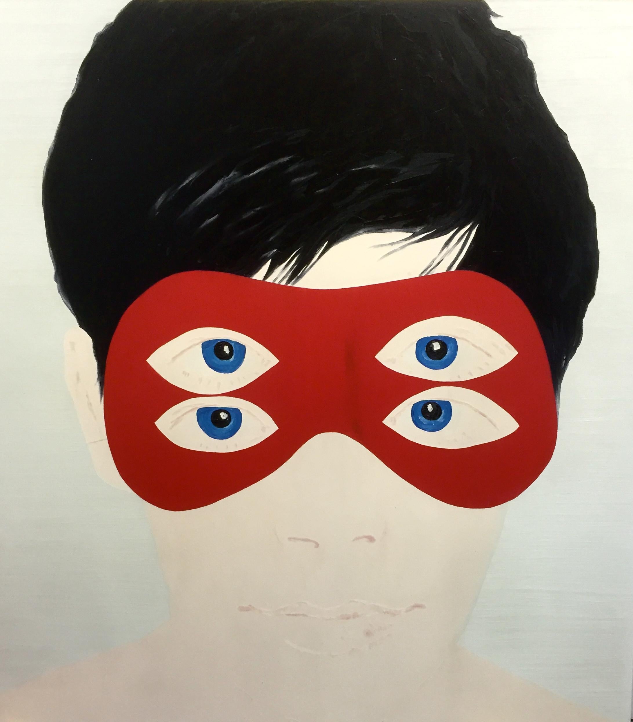 Figurative Painting di James  Rielly - 4 Occhi