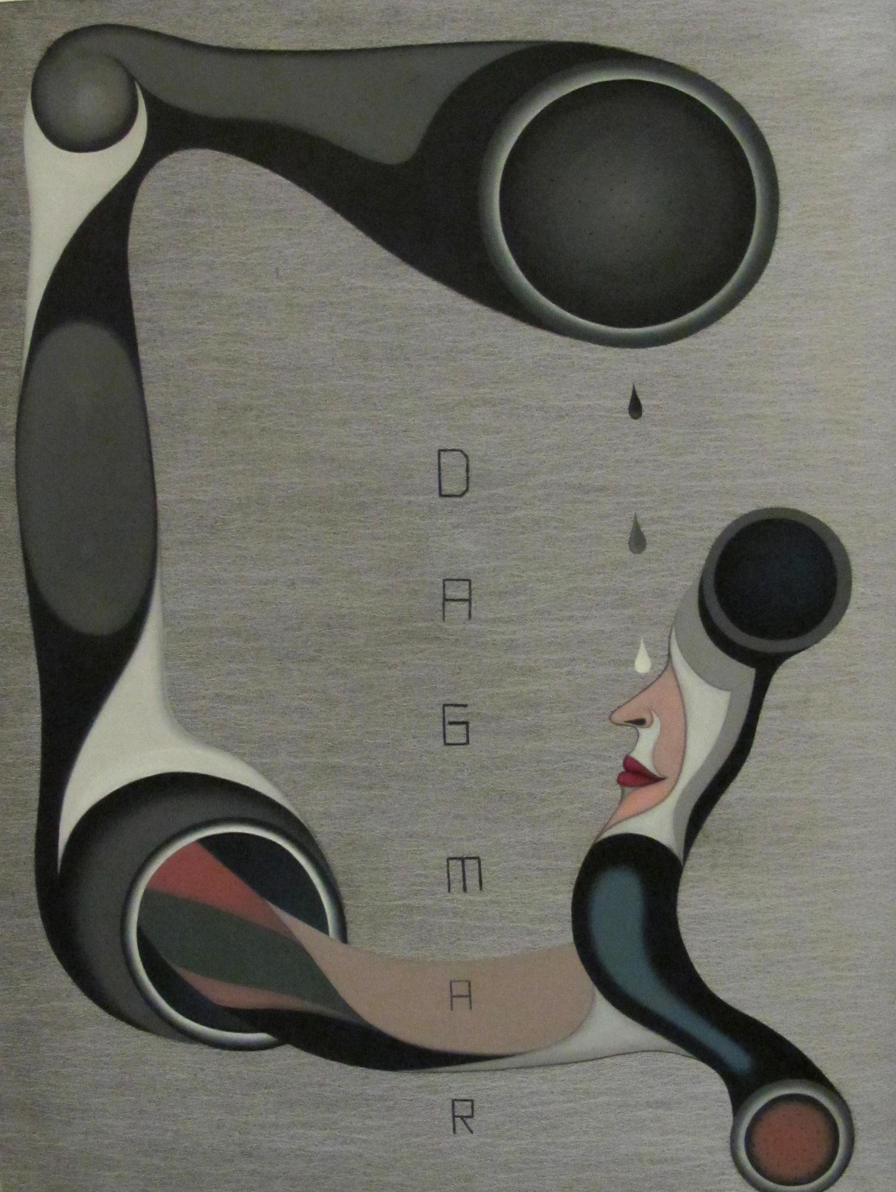Abstract Painting Carlos  Rodriguez Cardenas - Dagmar ( Dagmar)