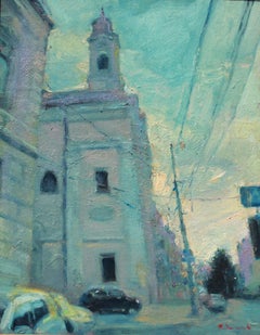 Small Town, Painting, Oil on Canvas