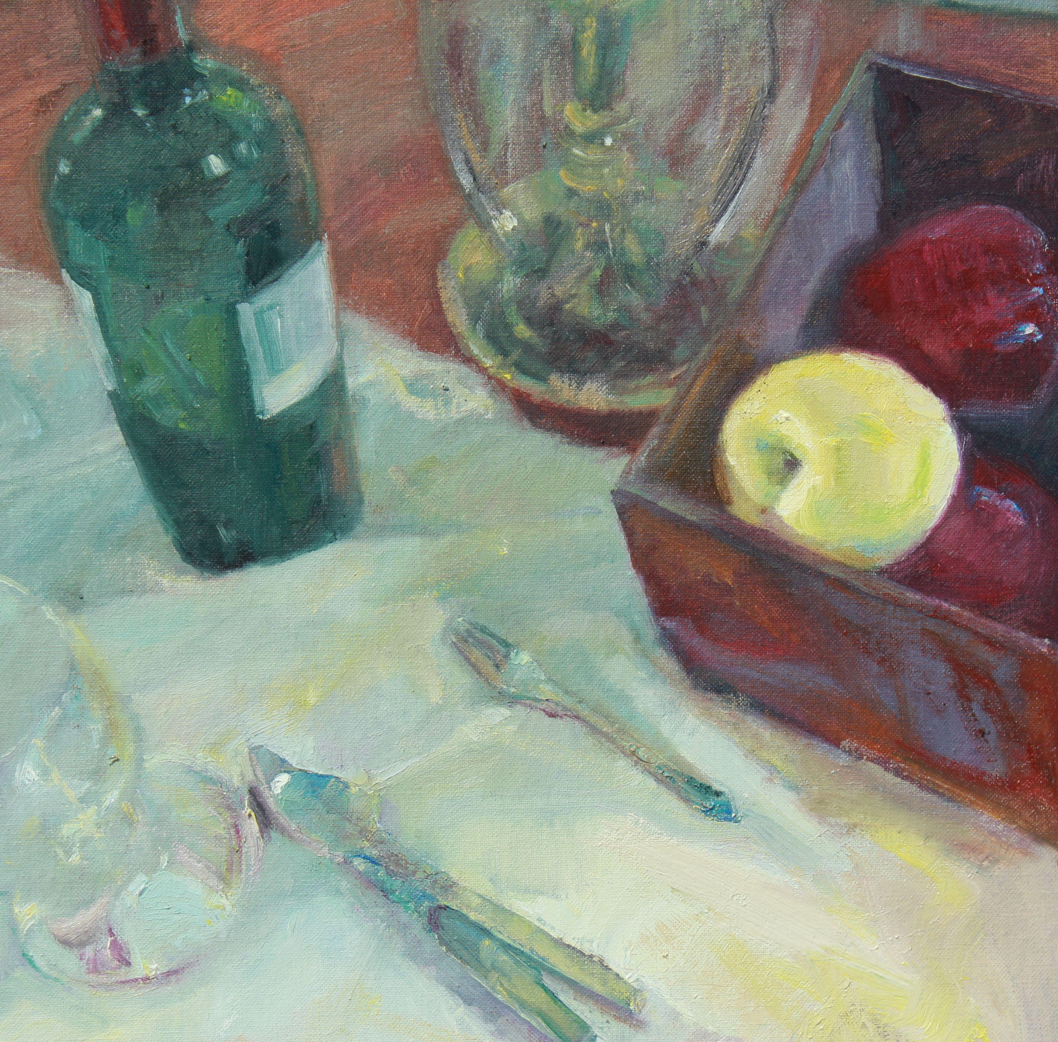 Dining Table 2, Painting, Oil on Canvas 3