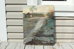 Little village, Painting, Oil on Canvas