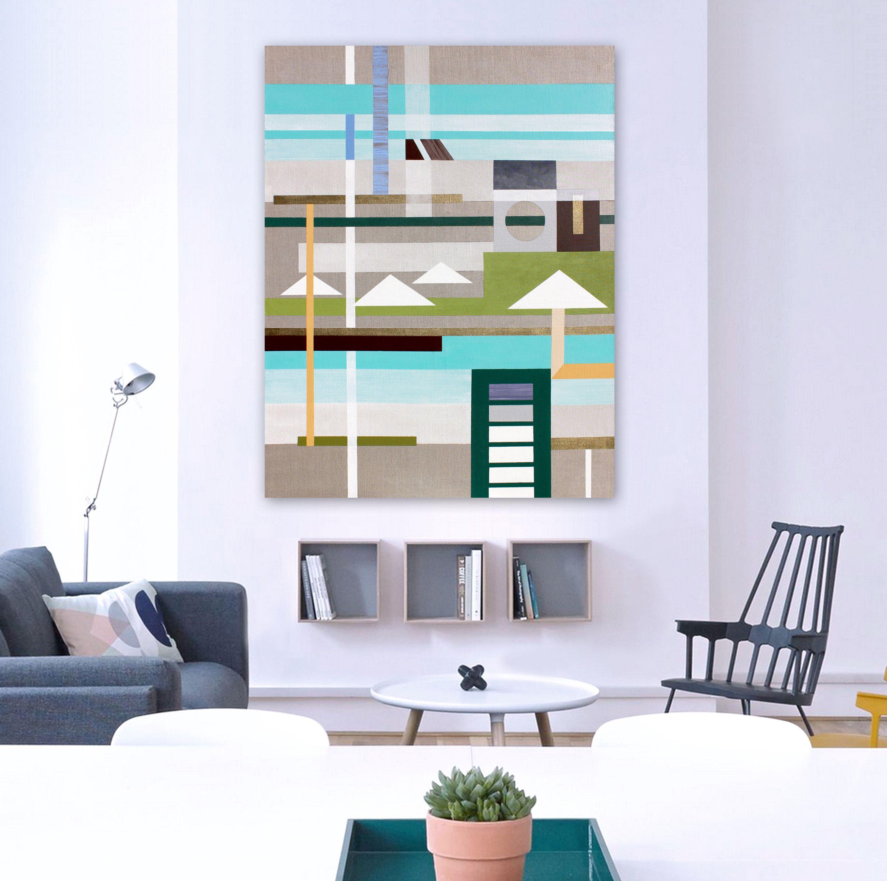 In cerca di equilibrio 6, Pittura, Acrilico su tela in vendita 1
