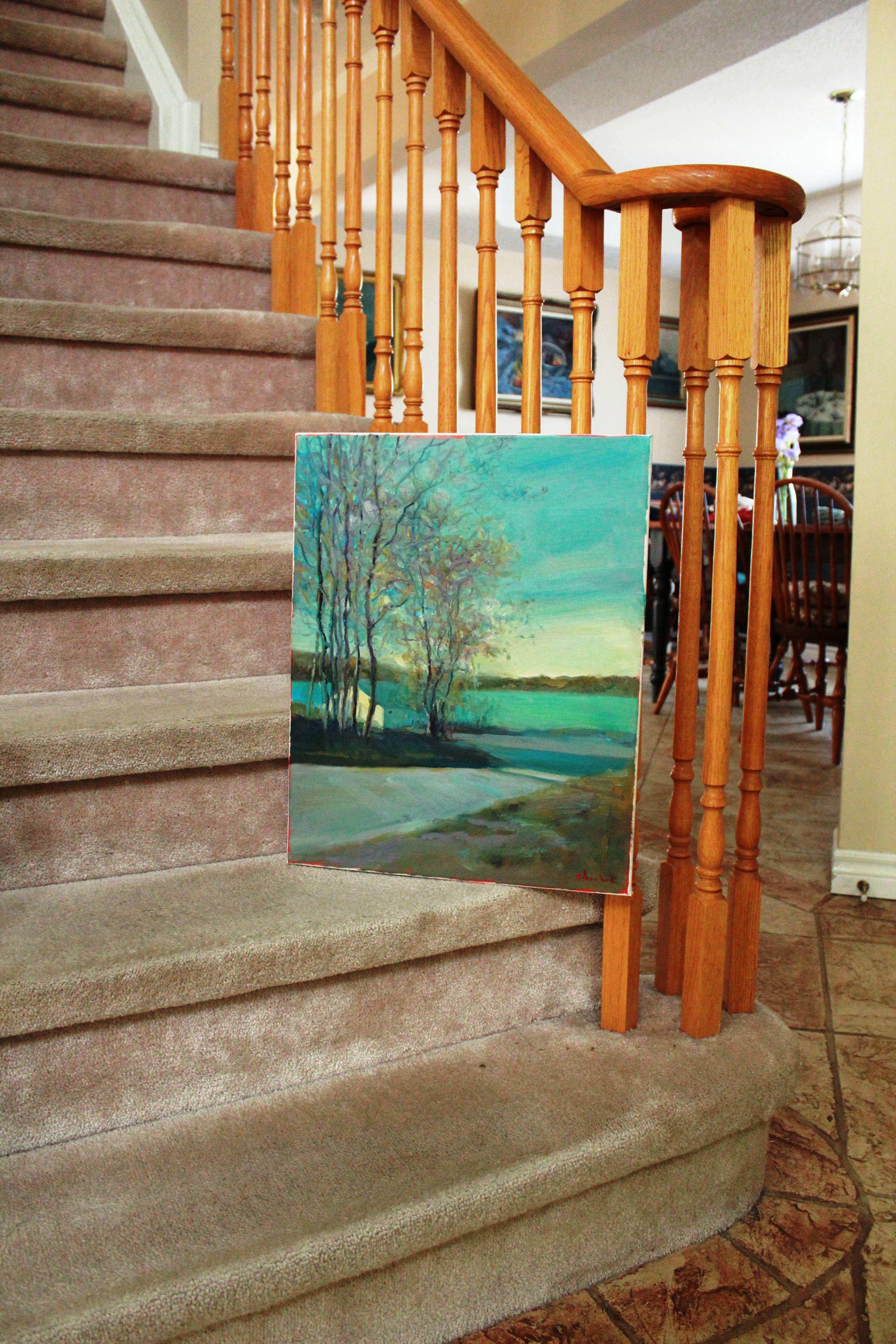 Lake of Scugog, Painting, Oil on Canvas For Sale 1