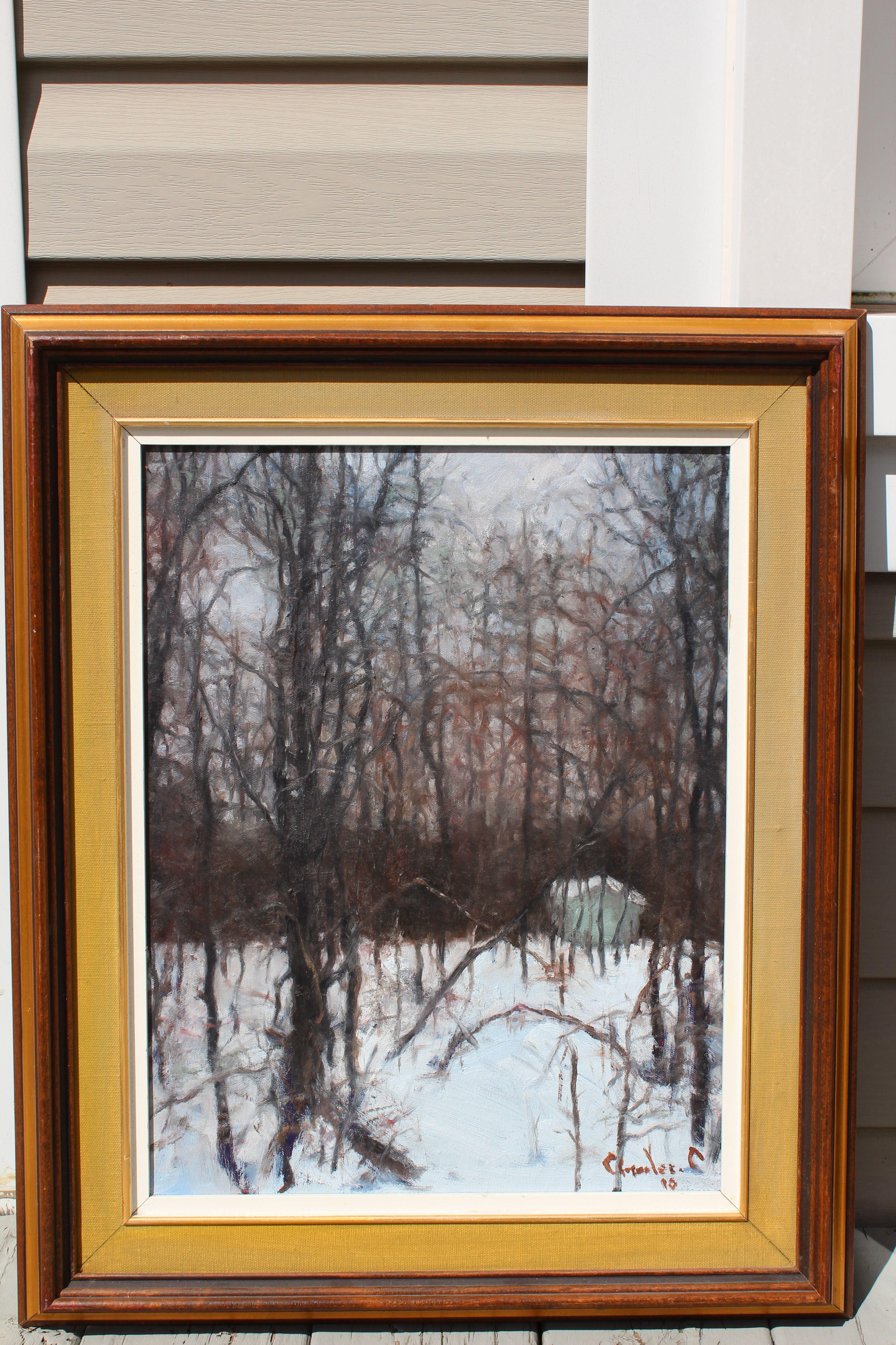 Centro di meditazione 2, Pittura, Olio su tela - Painting Realismo di Charles Choi