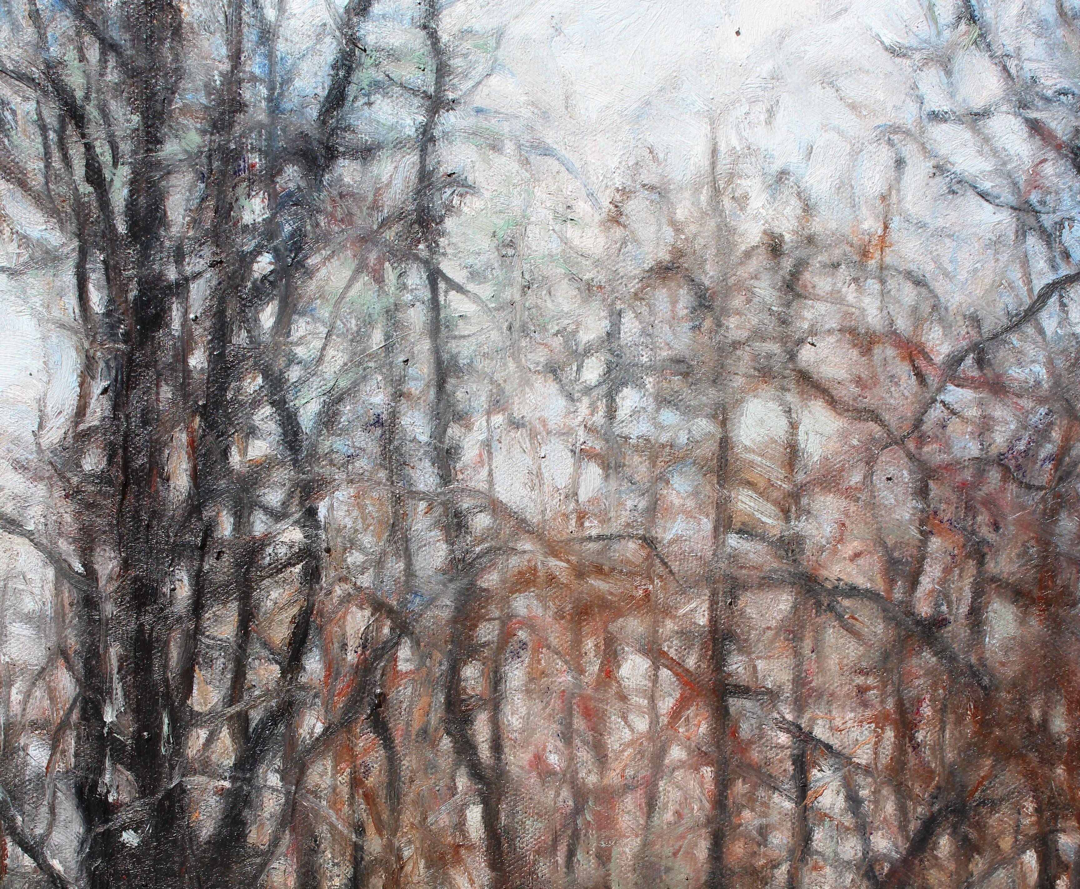 Paesaggio in Canada :: Pittura :: Realismo :: Questo pezzo viene fornito con un certificato di autenticità ufficiale firmato dall'artista :: Pronto da appendere: Yes :: Firmato: No ::  :: Tela :: Ritratto :: Originale :: Incorniciato: Yes ::