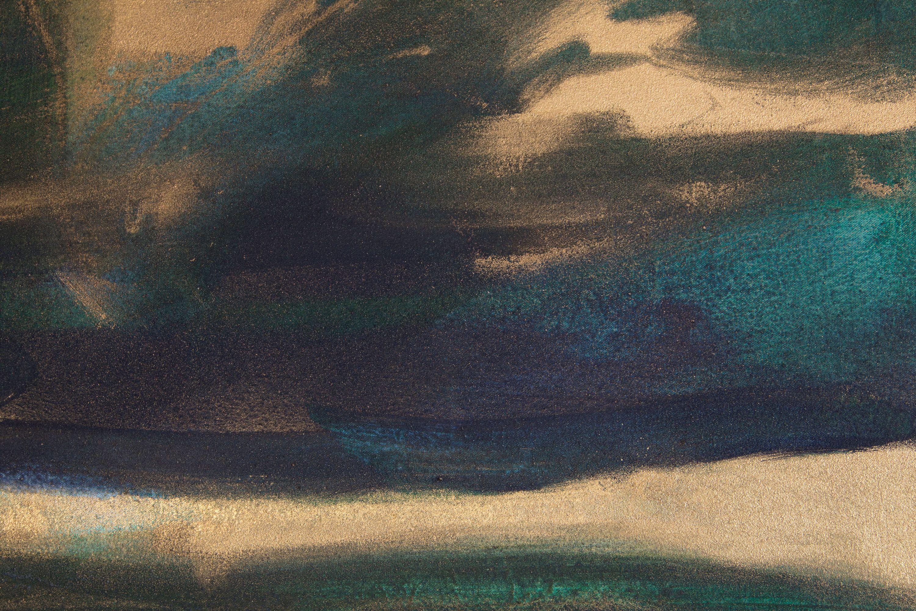 Nº 374, Pintura, Acrílico sobre lienzo - Painting Abstracto de Rokas Berziunas