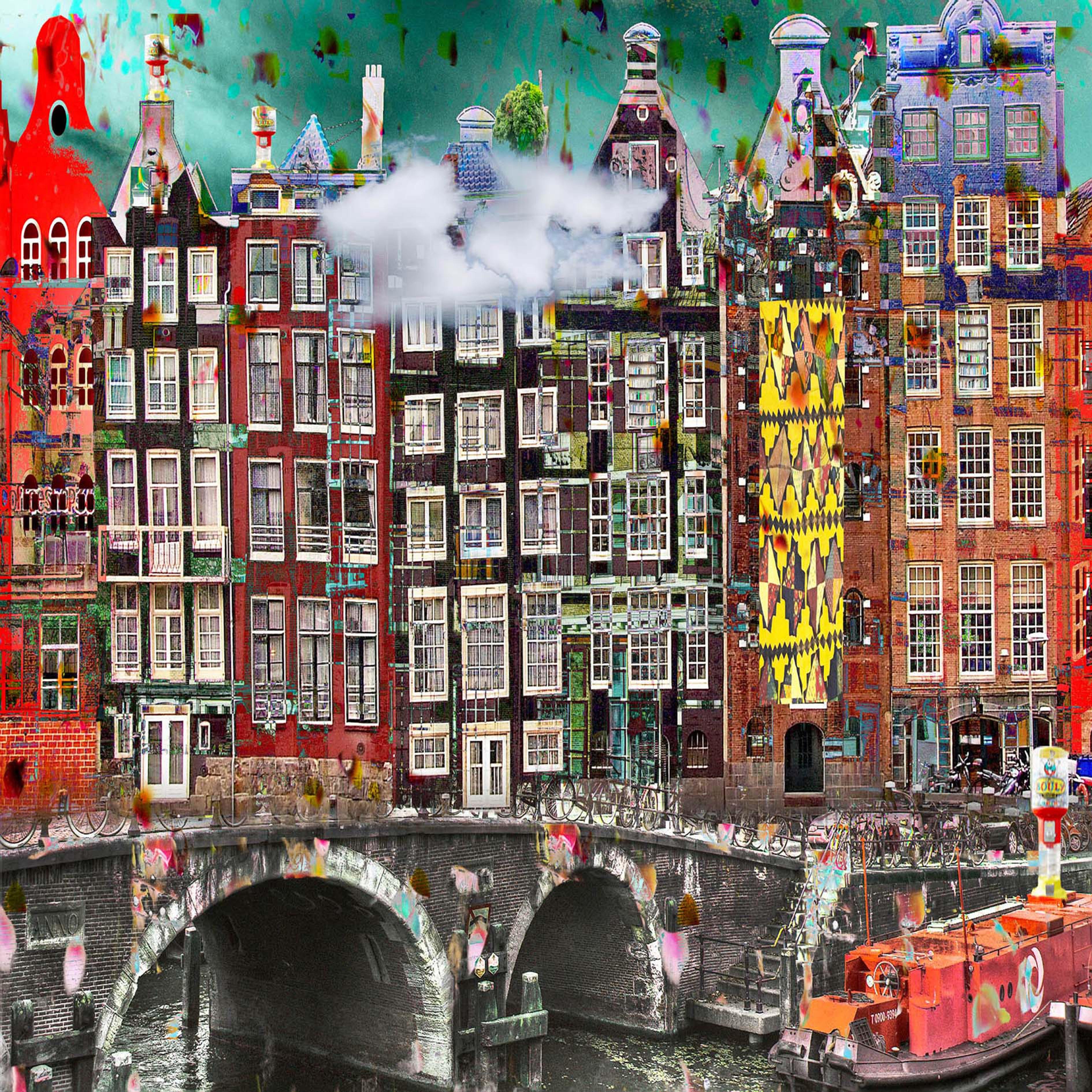 Geert Lemmers Color Photograph - Amsterdam View 333., Photograph, C-Type