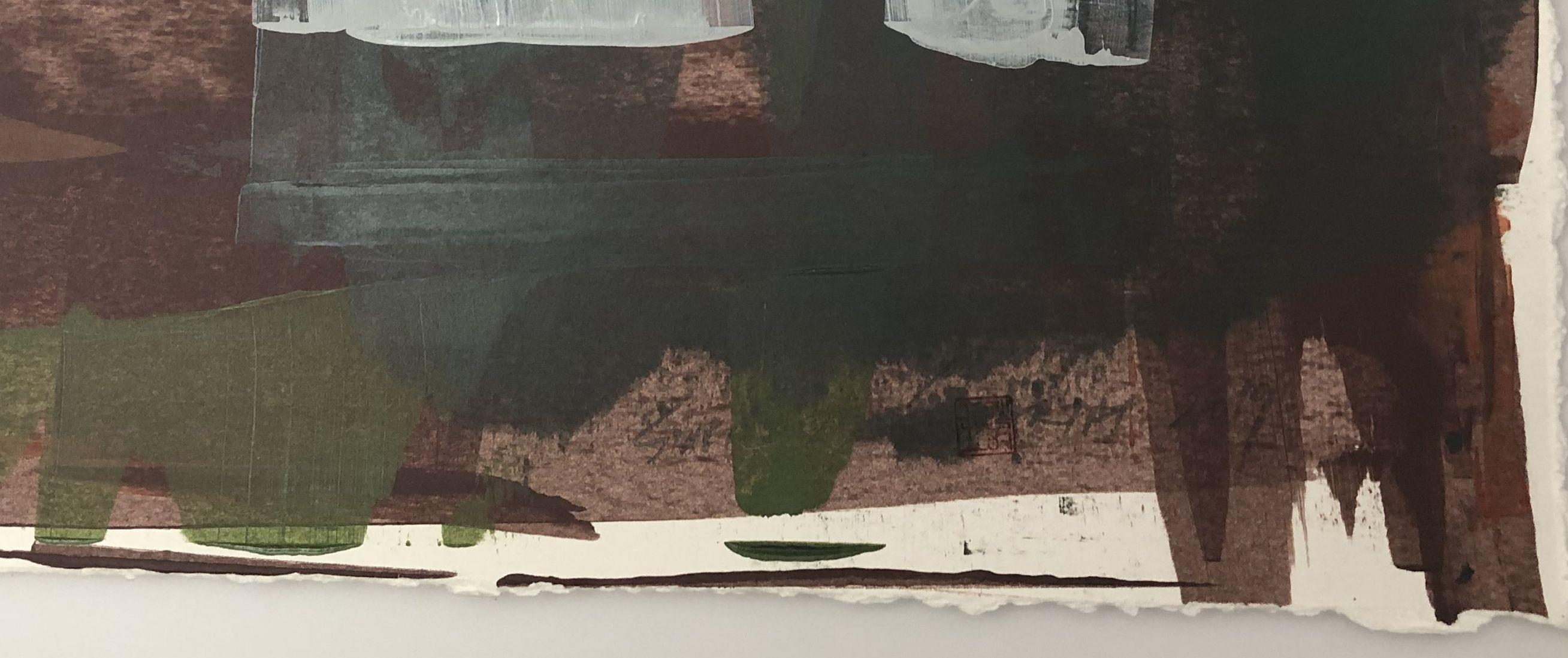 220 sólo uno, Pintura, Acrílico sobre papel - Painting Abstracto de Sia Aryai