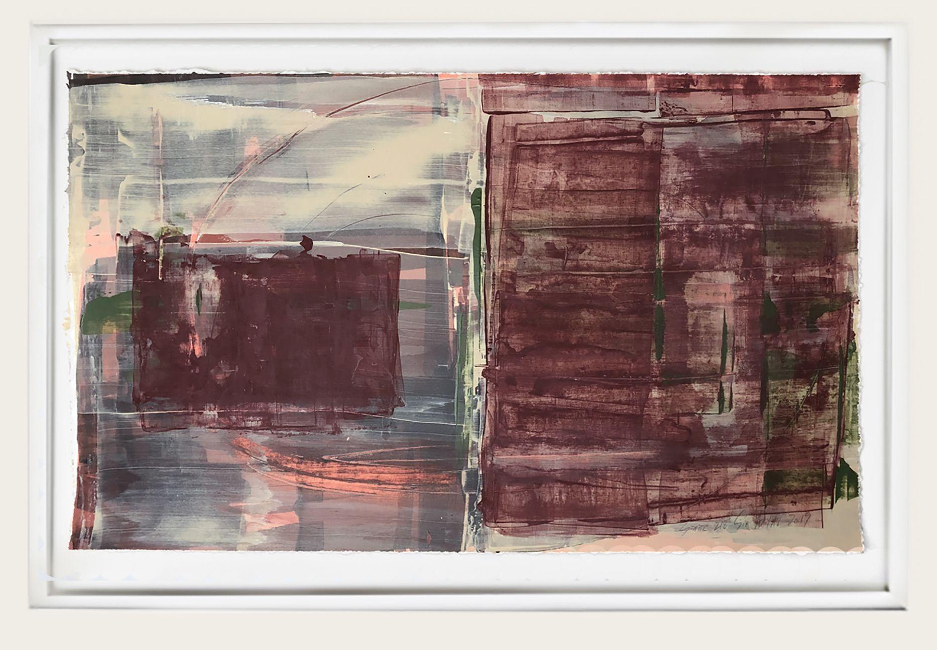 Statica 218, Pittura, Acrilico su carta - Painting Astratto di Sia Aryai
