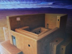 New Mexican Walls, Painting, Oil on Canvas