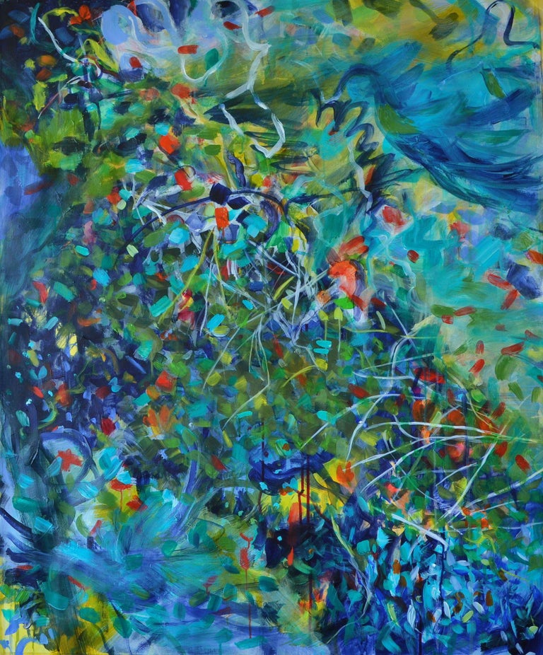 Karin Goeppert - Ingress, Painting, Acrylic on Paper For Sale at 1stdibs