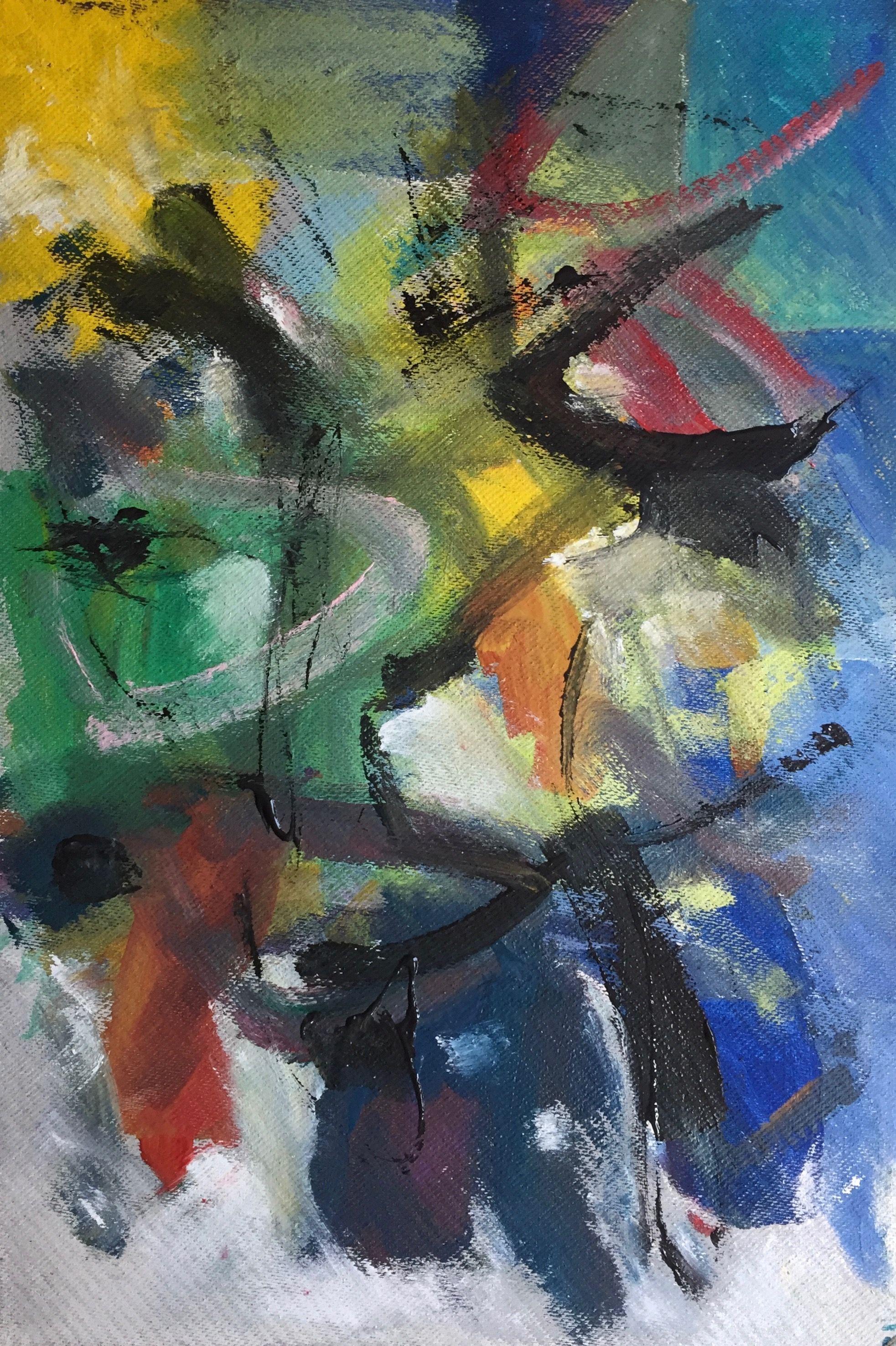 The Big Opening, Painting, Acrylic on MDF Panel