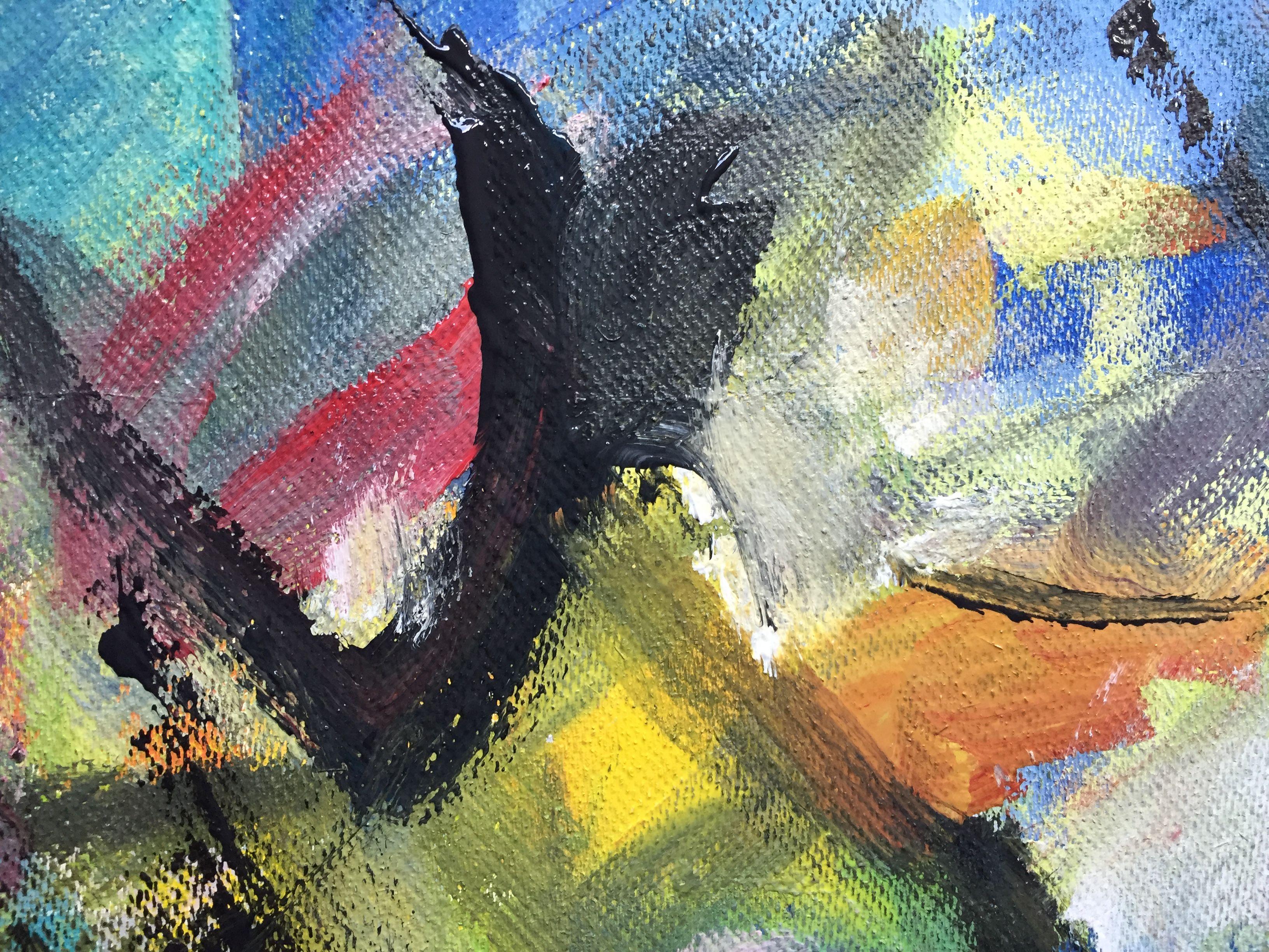 Die große Öffnung, Gemälde, Acryl auf MDF-Platte (Zeitgenössisch), Painting, von Christel Haag