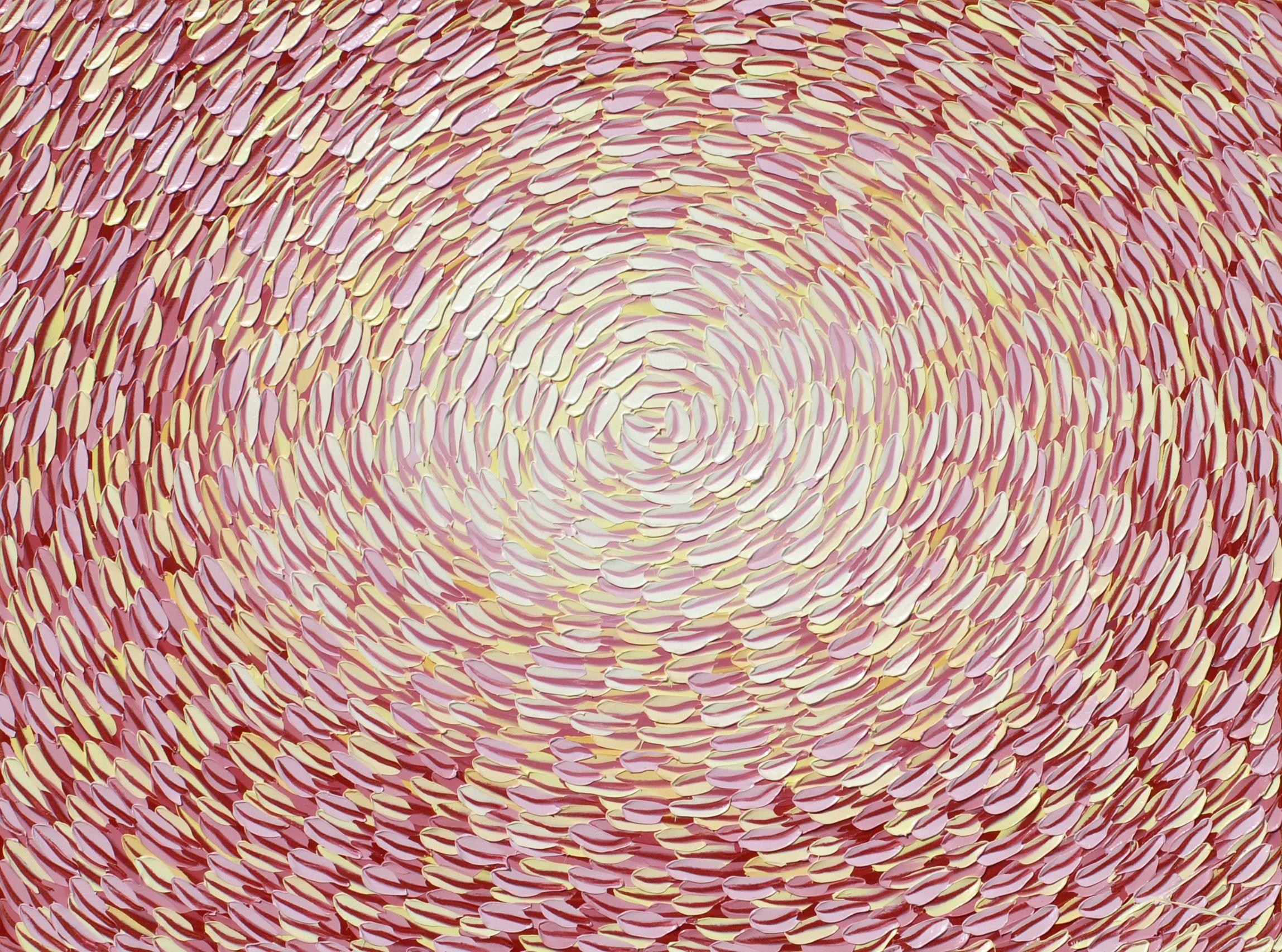 Abstract Painting di Bill Stone - CENTERED, Pittura, Olio su tela