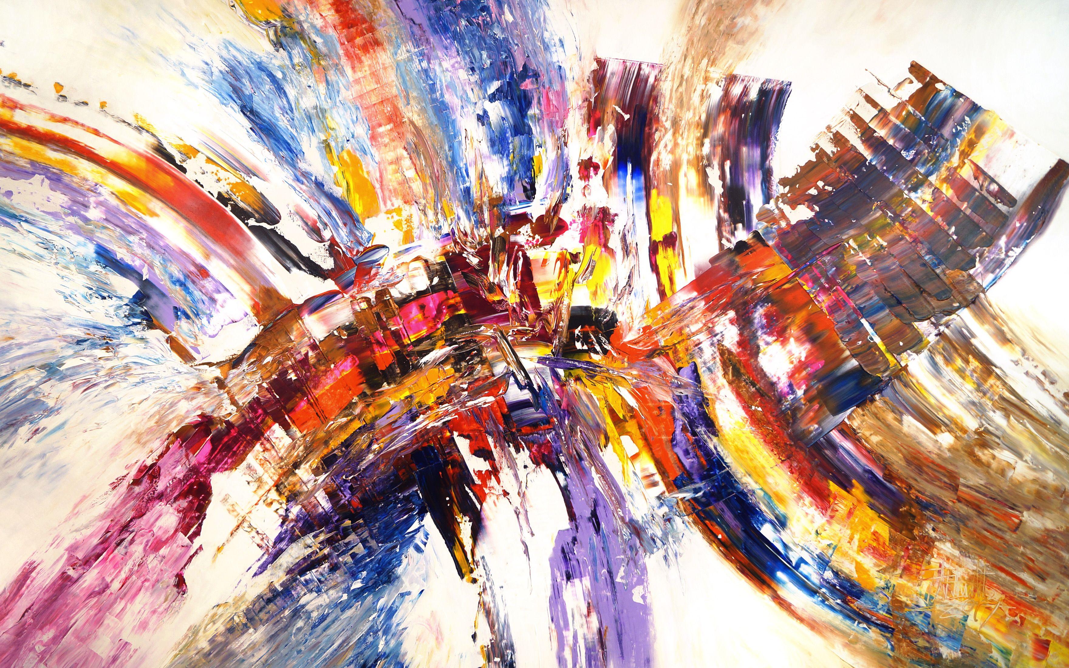 Abstract Painting di Peter Nottrott - Pure Vitality XXXL 1, Pittura, Acrilico su tela