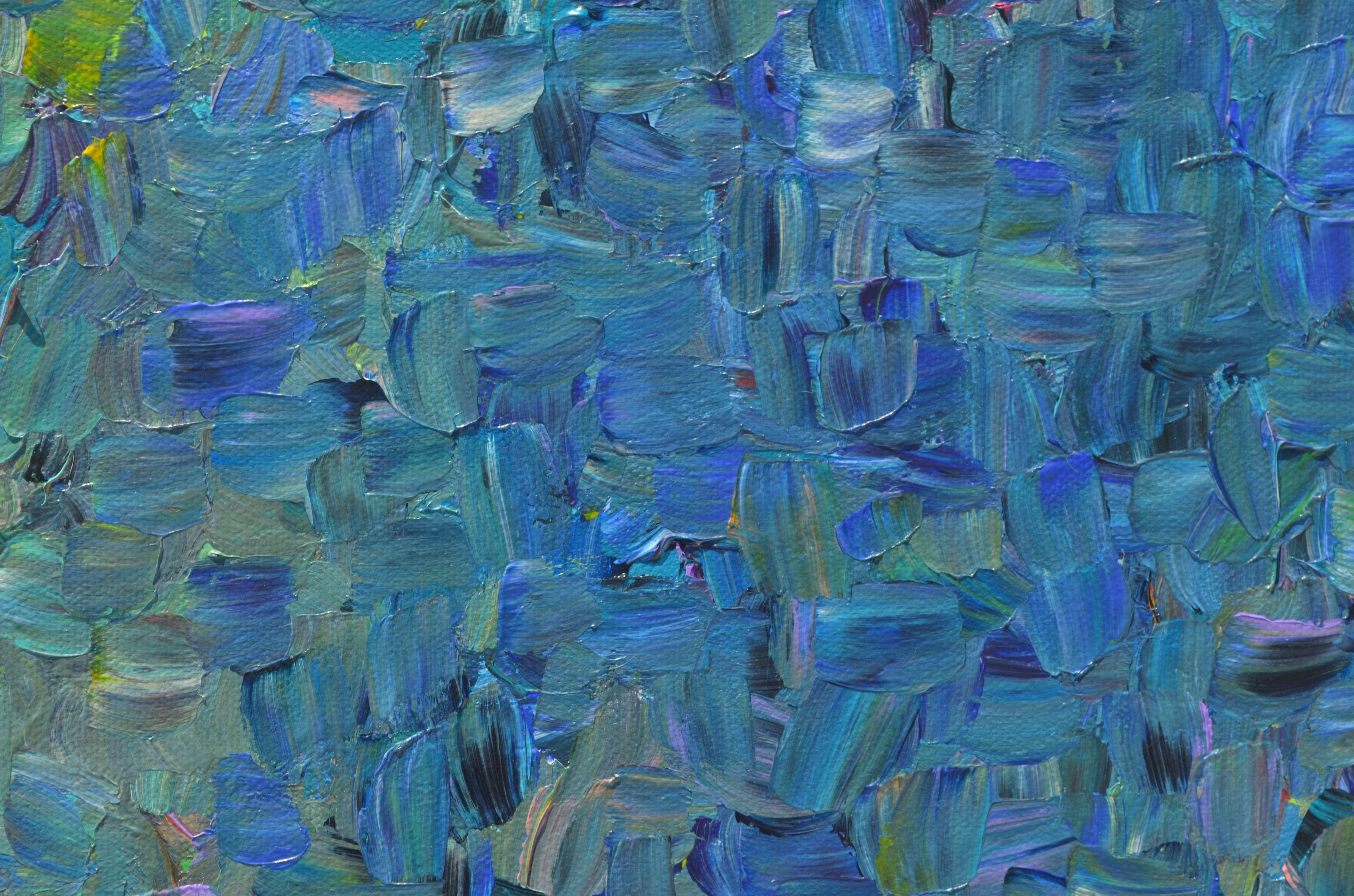 Reflejo, Pintura, Acrílico sobre lienzo - Painting Abstracto de Sara Gardner