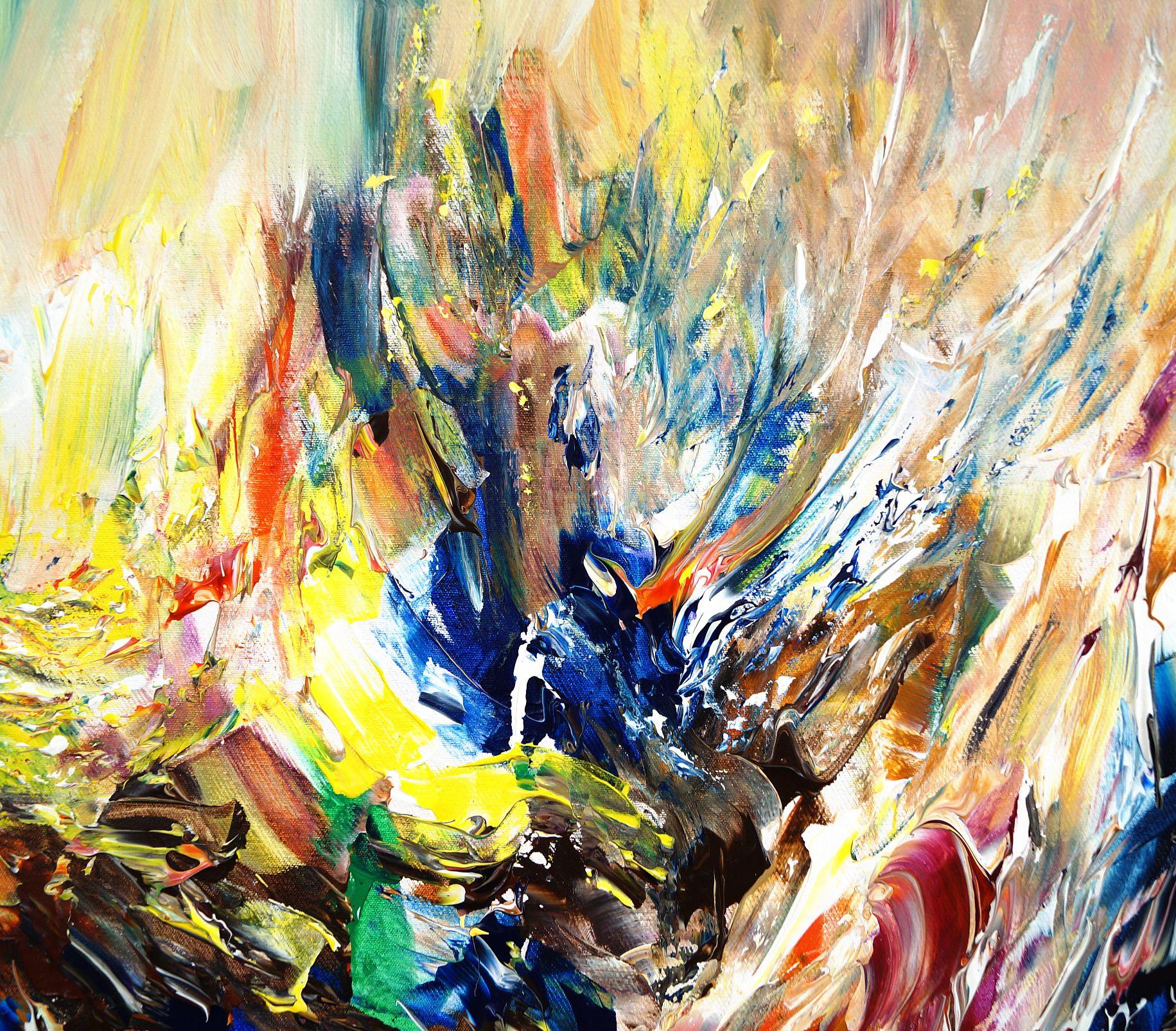 Awesome Daydream XXL 1, Pittura, Acrilico su tela - Painting Astratto di Peter Nottrott