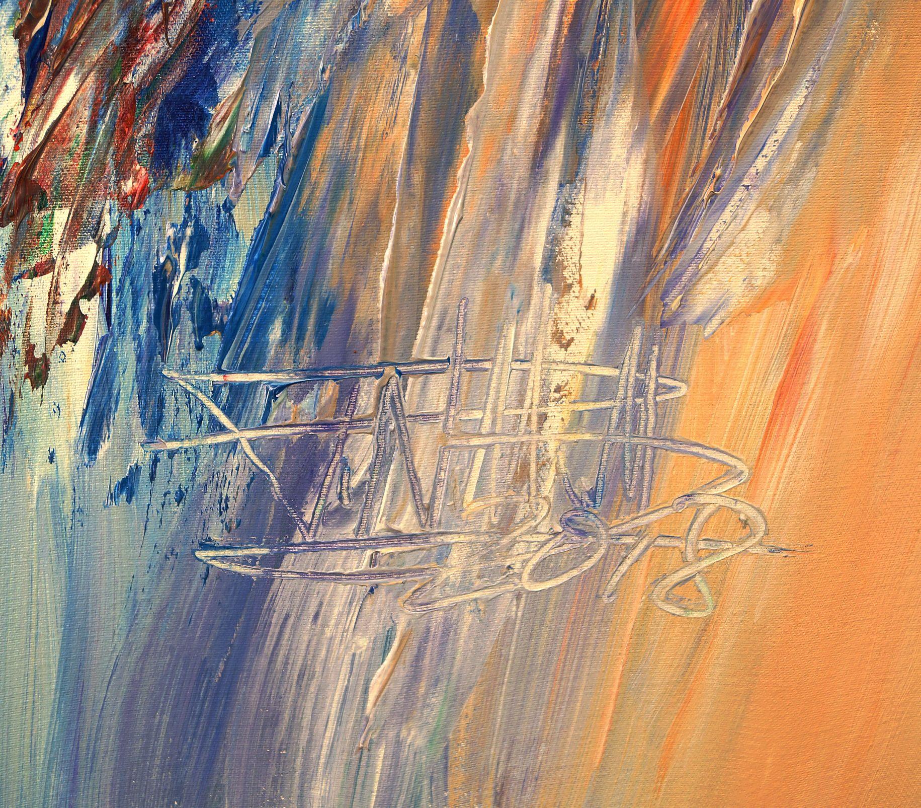 Stick: Emotional Daydream 1, Painting, Acrylic on Canvas For Sale 3