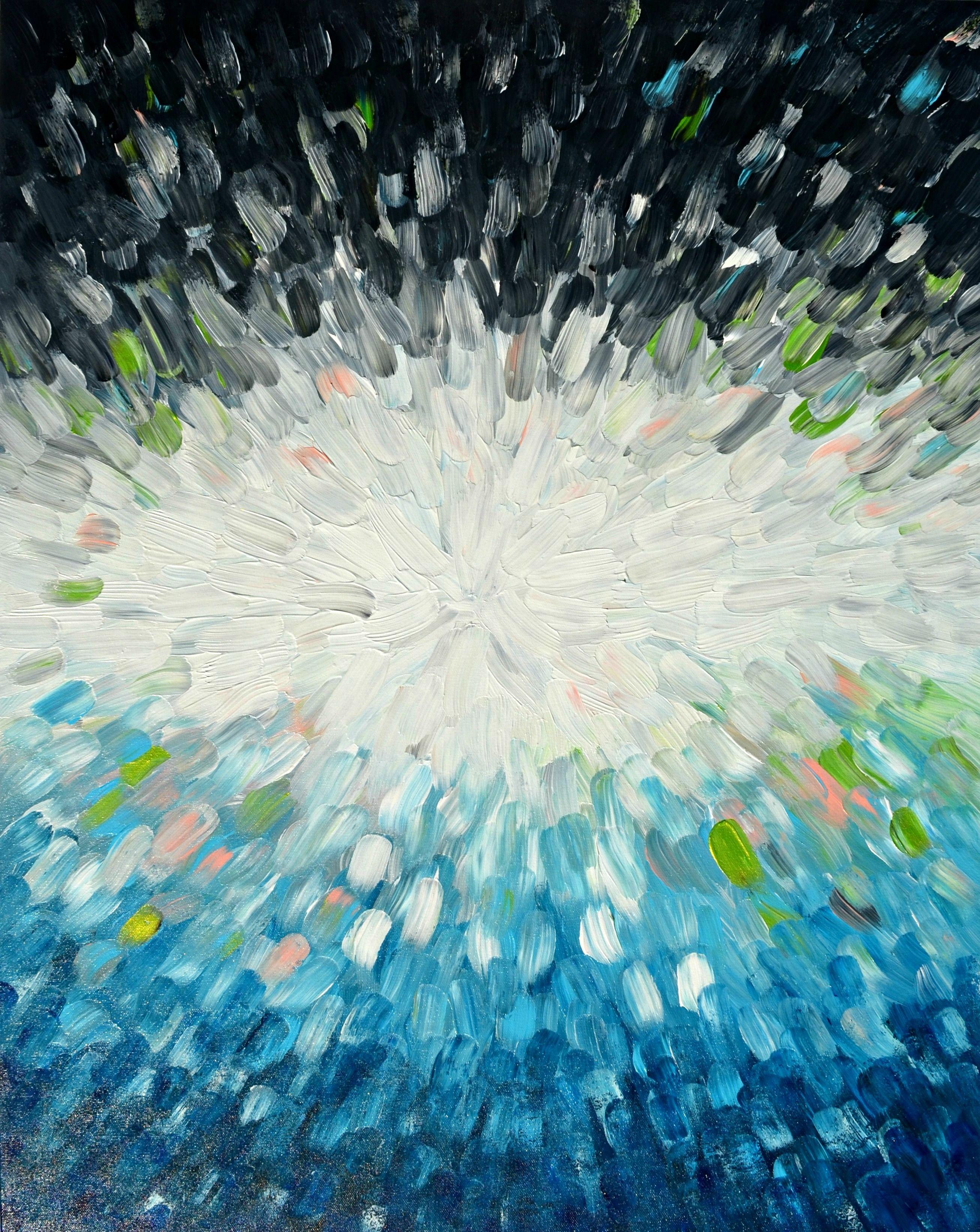 Sara Gardner Abstract Painting - Force of Nature, Painting, Acrylic on Canvas