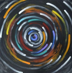 Peinture « A Quick Spin », acrylique sur toile