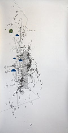 Going Up, Drawing, Pen & Ink on Paper