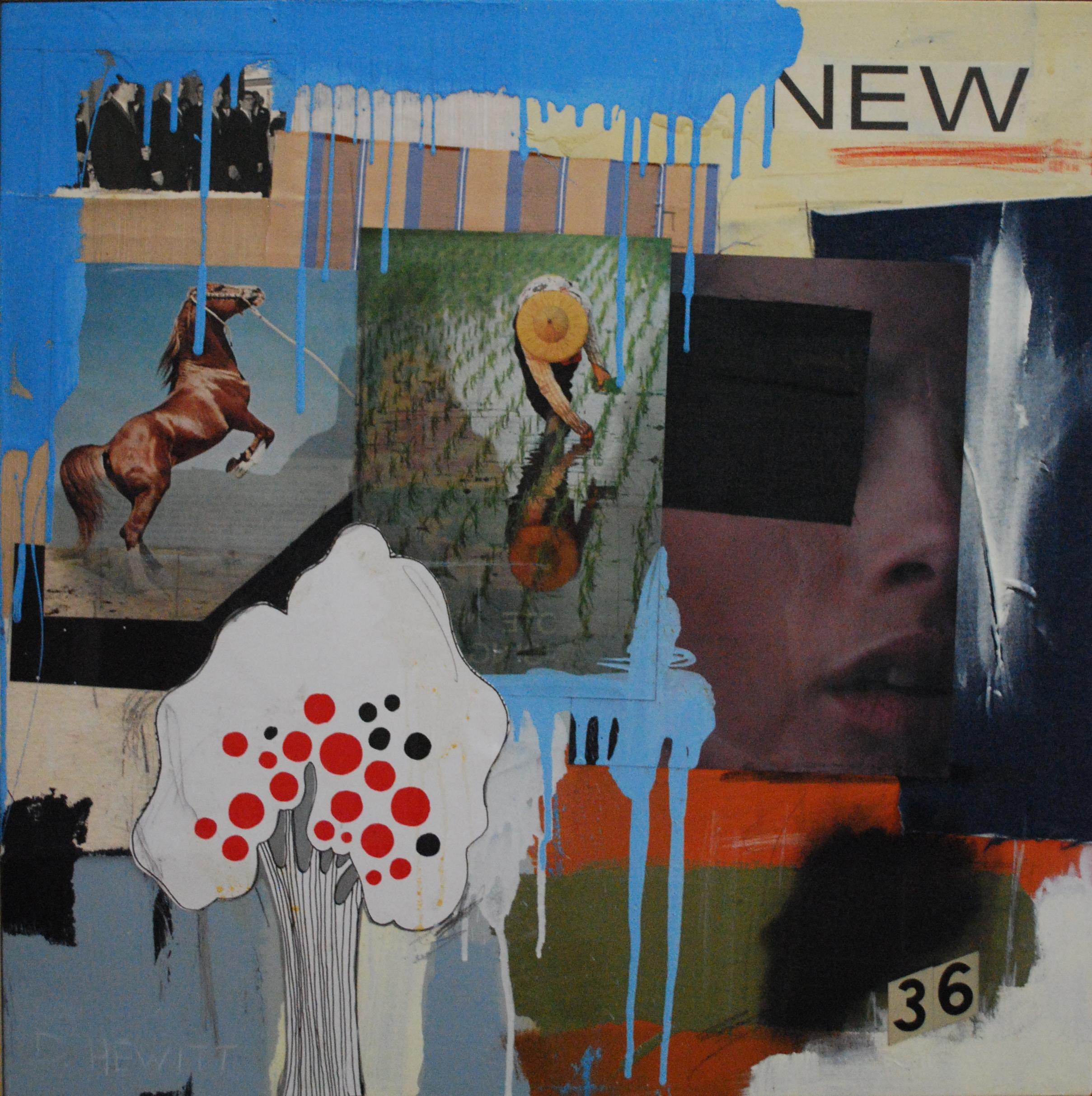Waiting For You, Mixed Media on Canvas - Mixed Media Art by David Hewitt