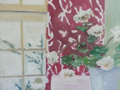 c'est le printemps, Painting, Oil on Wood Panel