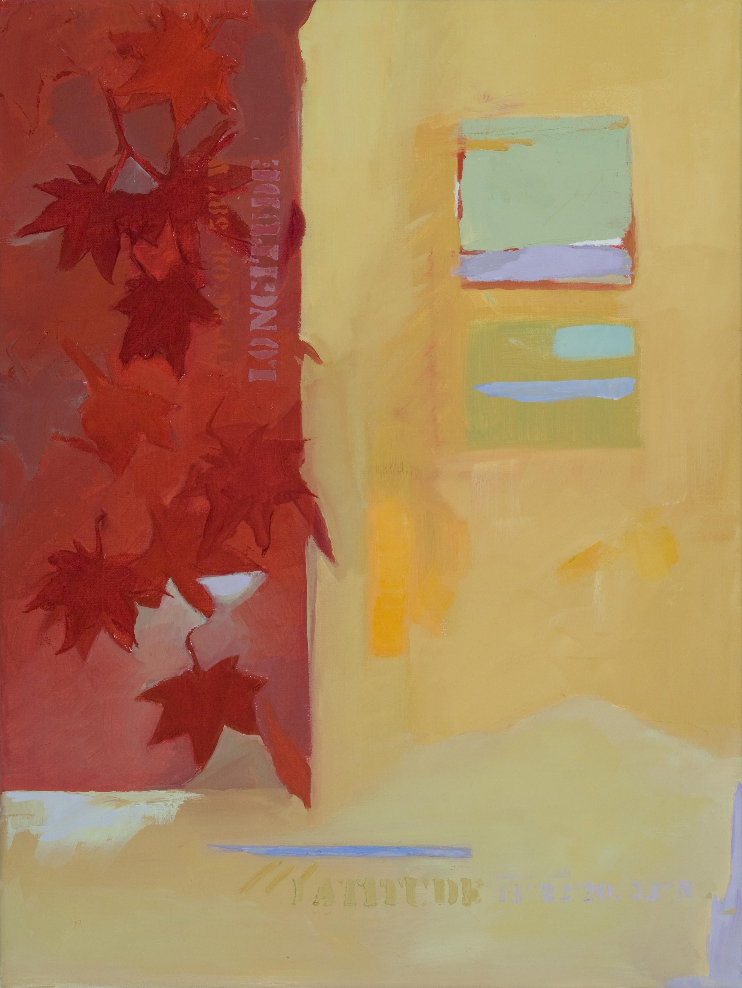 Abstract Painting de Gayle Fitzpatrick - Otoño, Pintura, Óleo sobre lienzo