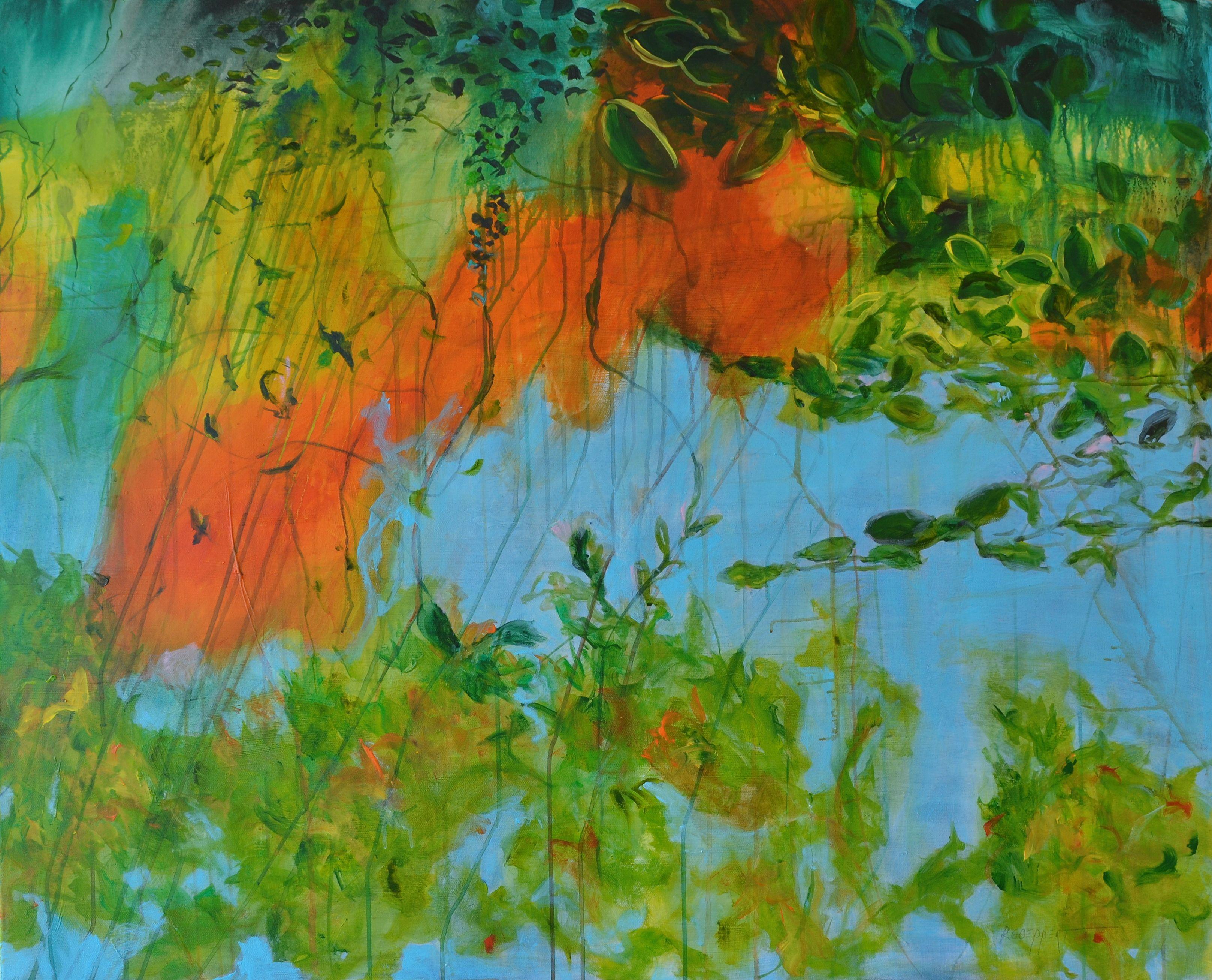 Abstract Painting di Karin Goeppert - Comunque la si guardi, Pittura, Acrilico su tela