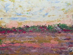 Summer Sunset, Painting, Acrylic on Canvas