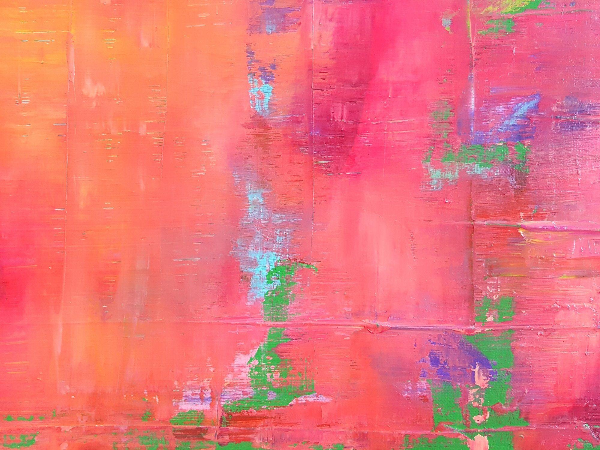 Il sole nell'erba - Quadro astratto XL, Pittura, Acrilico su tela - Painting Astratto di Ivana Olbricht