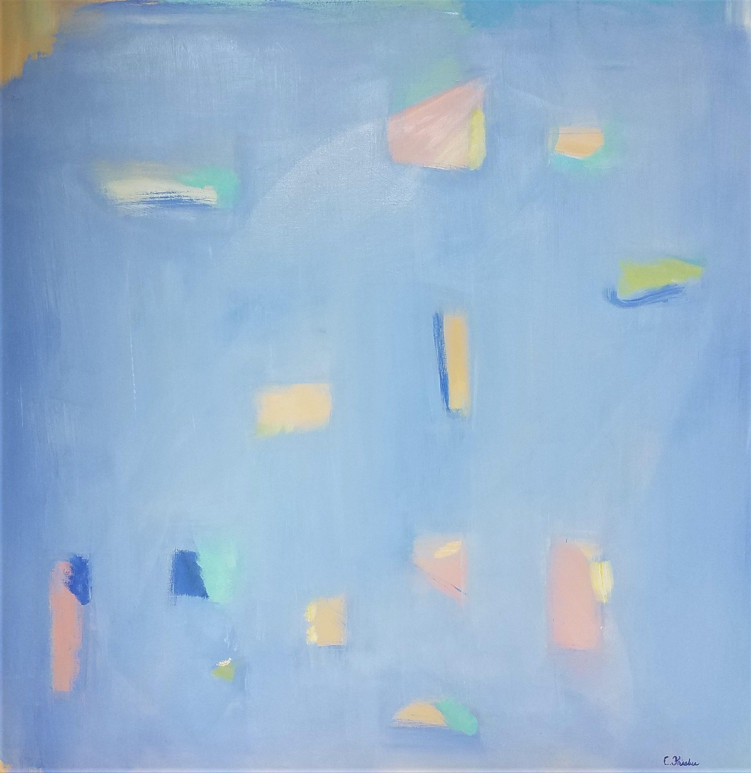 Christine Frisbee Abstract Painting - Emerging Thoughts, Painting, Oil on Canvas