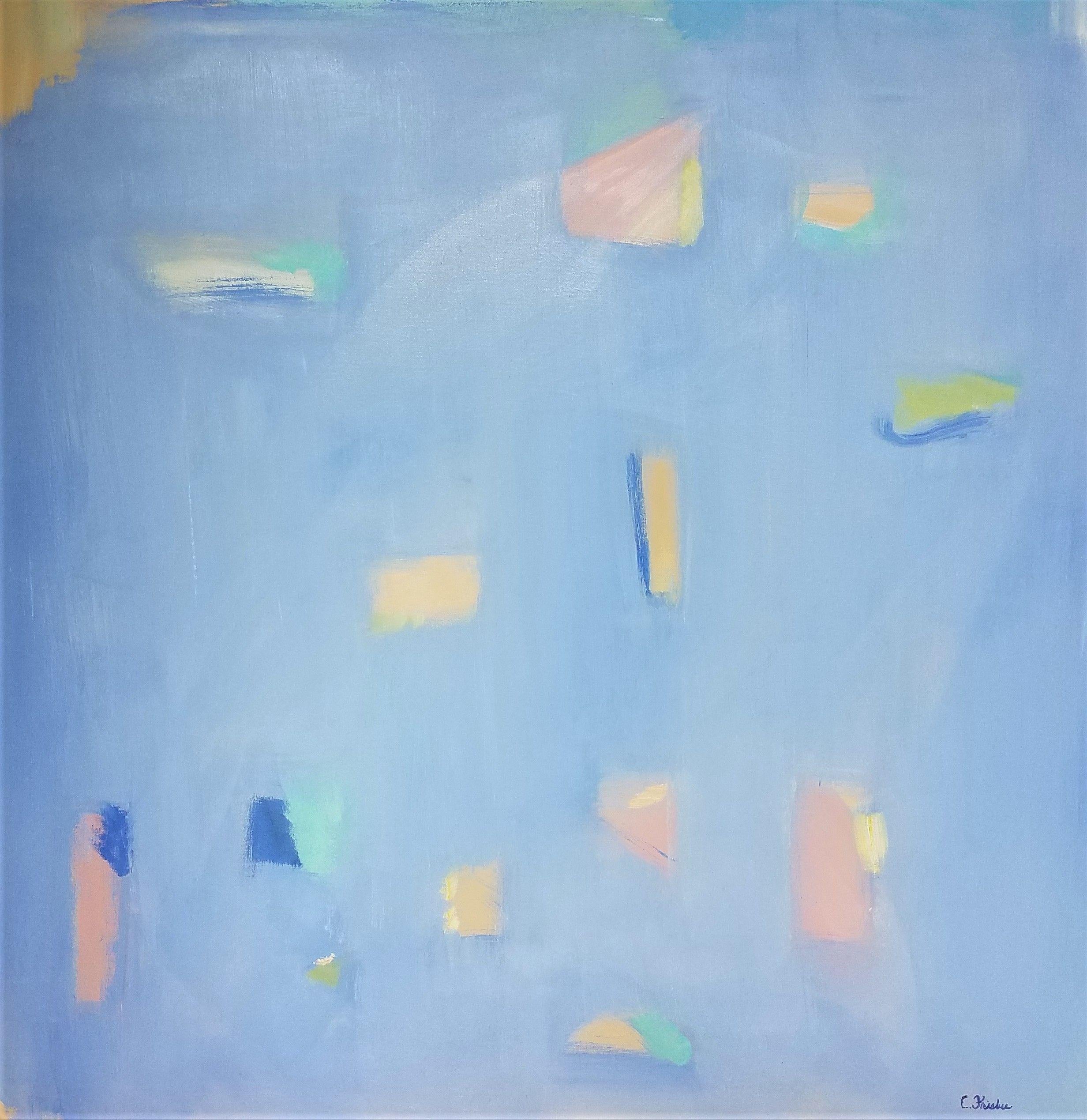 Abstract Painting di Christine Frisbee - Pensieri emergenti, Pittura, Olio su tela