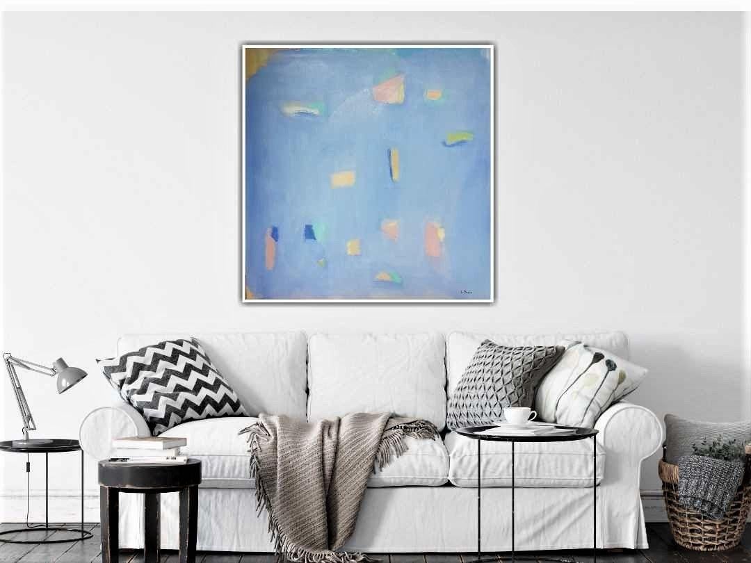 Pensieri emergenti, Pittura, Olio su tela - Painting di Christine Frisbee
