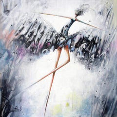Chic, glamour and graffiti, Painting, Oil on Canvas