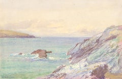 John White RBA, RI (1851-1933) - Signed 1902 Watercolour, Coastal View