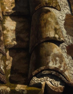 Sandro Bastioli (b.1949) - Very Fine 1999 Oil, Study of Roof Tiles